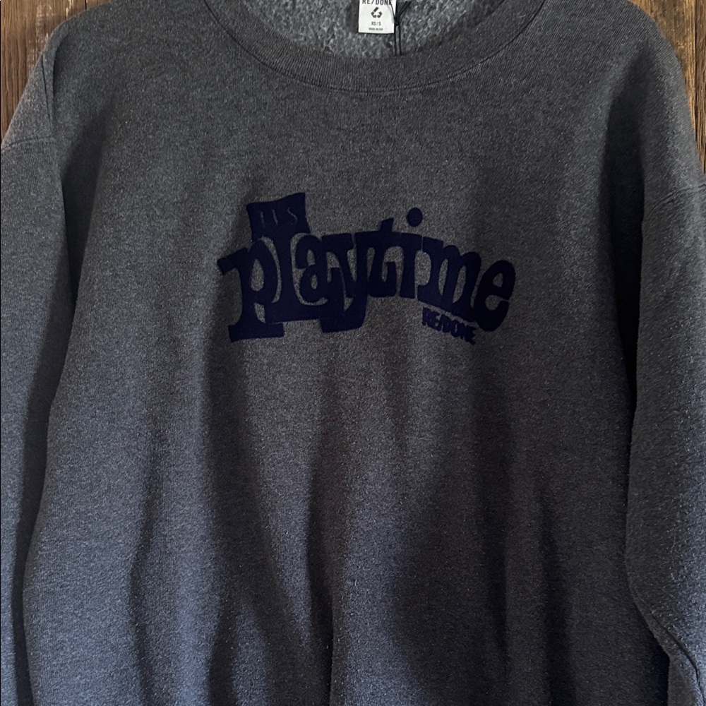 RE/DONE UPCYCLED SWEATSHIRT NWT